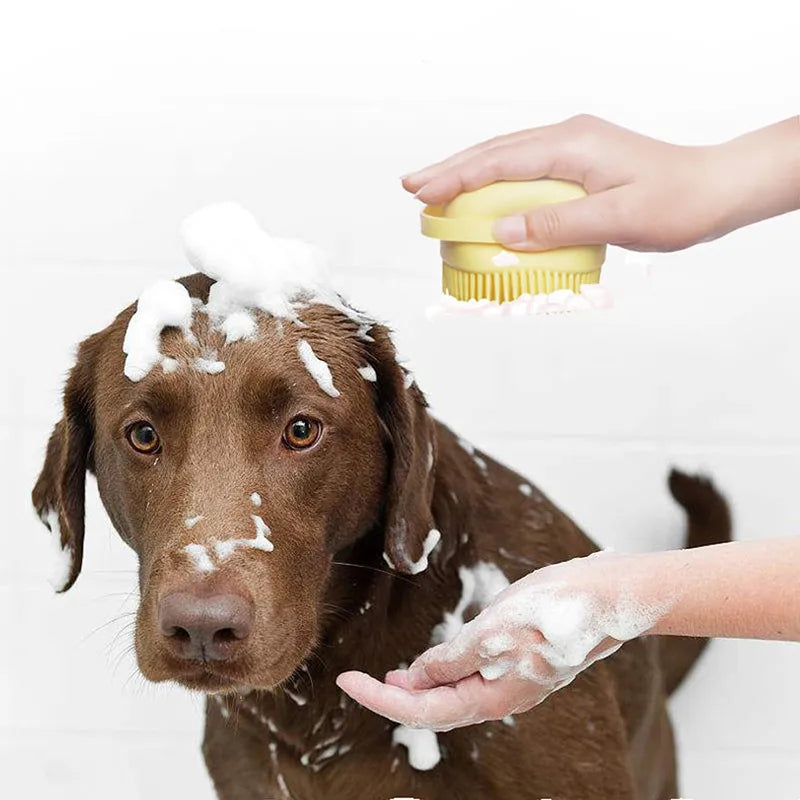 Escova de Banho Massageadora para Pets - Hyd™